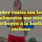 Descubre cuáles son los tres alimentos que más contribuyen a la huella de carbono