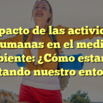 El impacto de las actividades humanas en el medio ambiente: ¿Cómo estamos afectando nuestro entorno?