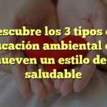 Descubre los 3 tipos de educación ambiental que promueven un estilo de vida saludable