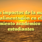 Los impactos de la mala alimentación en el rendimiento académico de los estudiantes