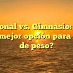 Funcional vs. Gimnasio: ¿Cuál es la mejor opción para bajar de peso?
